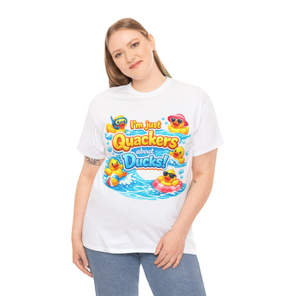I'm Just Quackers About Ducks! Cute Rubber Duck Pool Tee