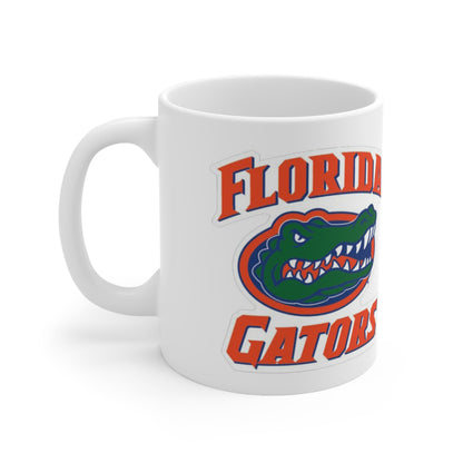 Florida Gators Ceramic Mug — College Team Logo Coffee Cup (11oz & 15oz)