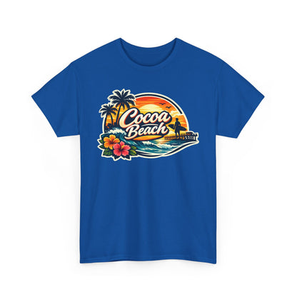 Cocoa Beach Vintage Sunset T-Shirt
