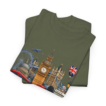 London Landmarks T‑Shirt — British Icons Collage Tee