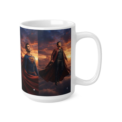 Superman Sunset Ceramic Coffee Mug — 11oz & 15oz