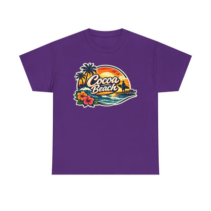 Cocoa Beach Vintage Sunset T-Shirt