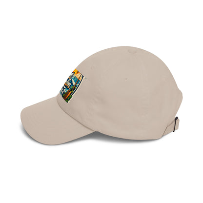 West Palm Beach Dad Cap — Vintage Surfboard Floral Beach Hat