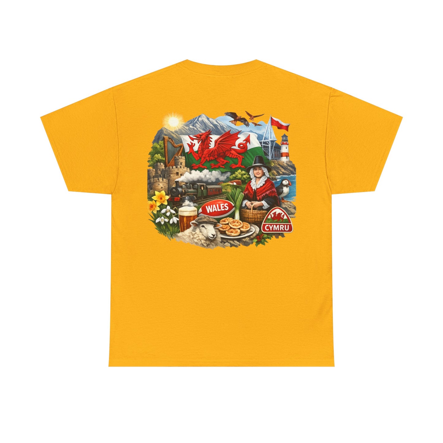 Wales Pride T-Shirt — 'Make Wales Great Again' Welsh Dragon Tee