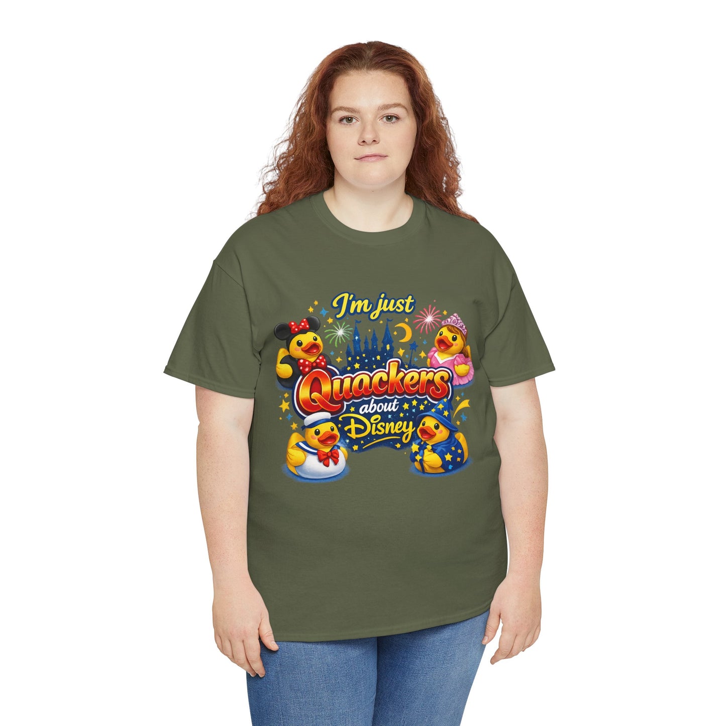 Quackers About Disney Rubber Duck Tee — "I'm Just Quackers About Disney" Graphic T-Shirt