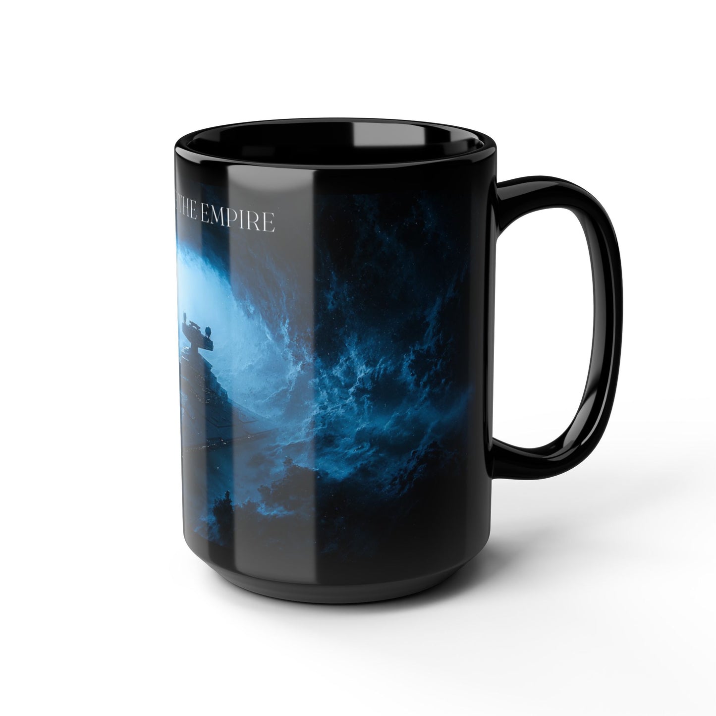 Empire Star Destroyer Black Mug — "Long Live The Empire" Coffee Cup