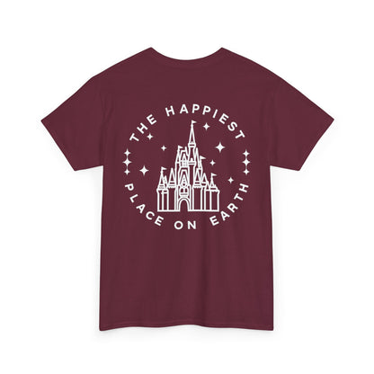 Castle Graphic Tee — "The Happiest Place on Earth" Theme Park T‑Shirt