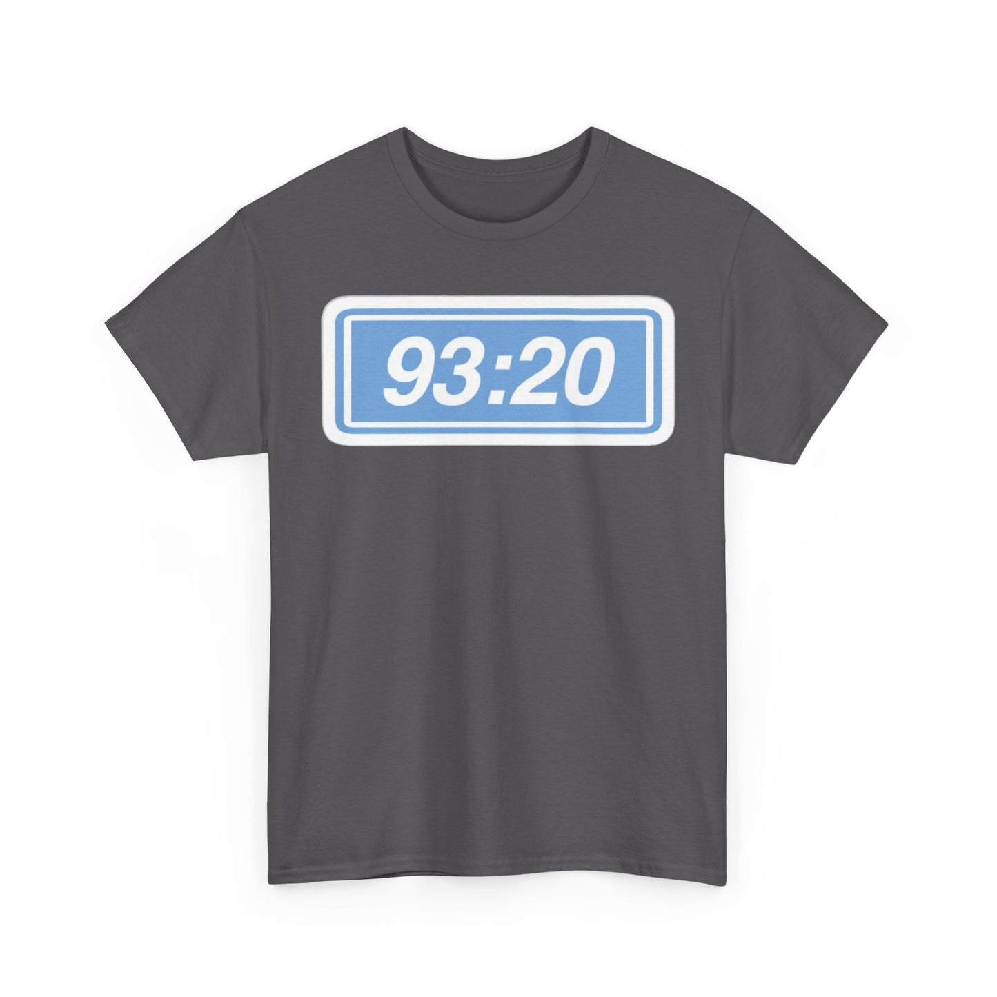 Manchester City 93:20 Tee — Minimal Retro Graphic T‑Shirt