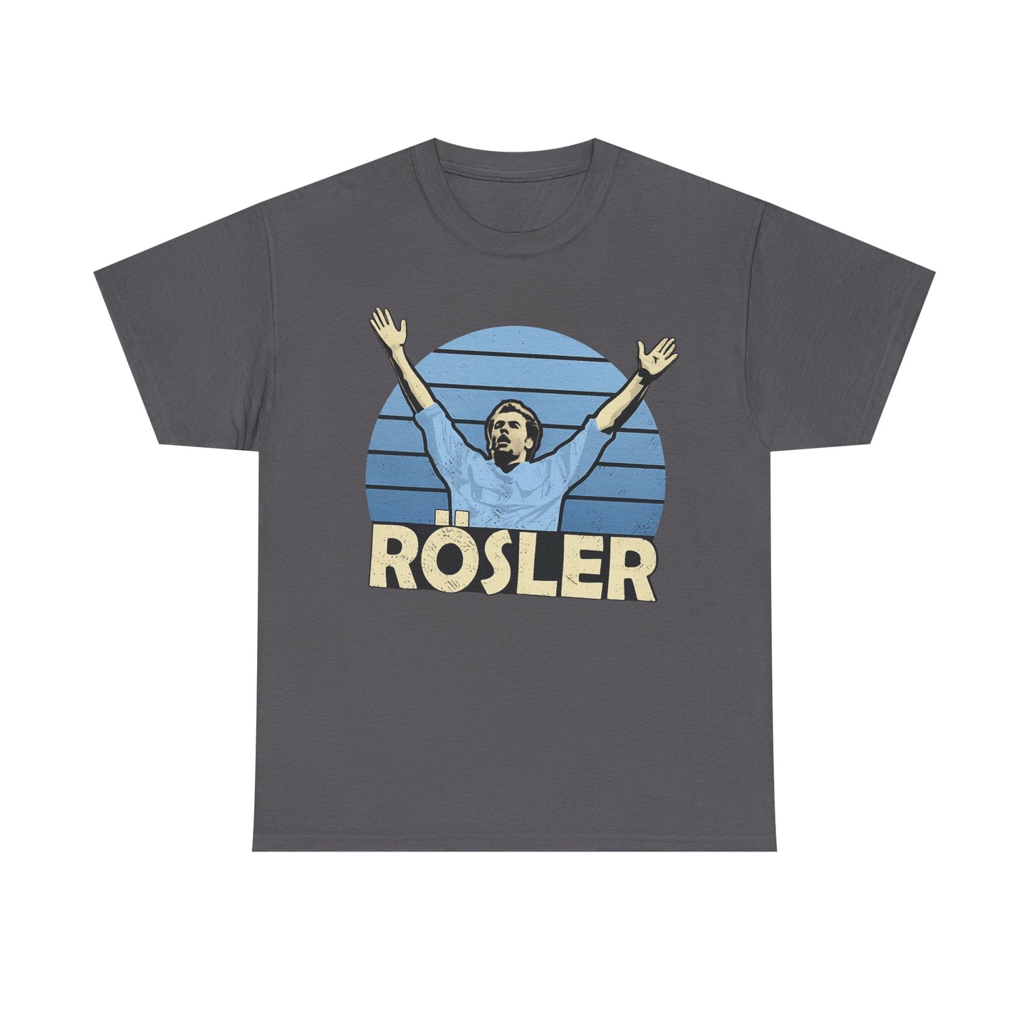 Retro 'Rösler' Graphic Tee - Vintage Soccer Fan Shirt