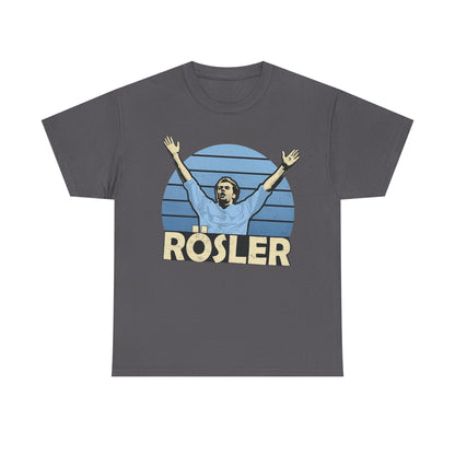 Retro 'Rösler' Graphic Tee - Vintage Soccer Fan Shirt
