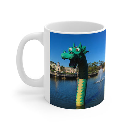 Disney Springs Dragon Ceramic Mug – Scenic Waterfront 11oz/15oz Coffee Cup