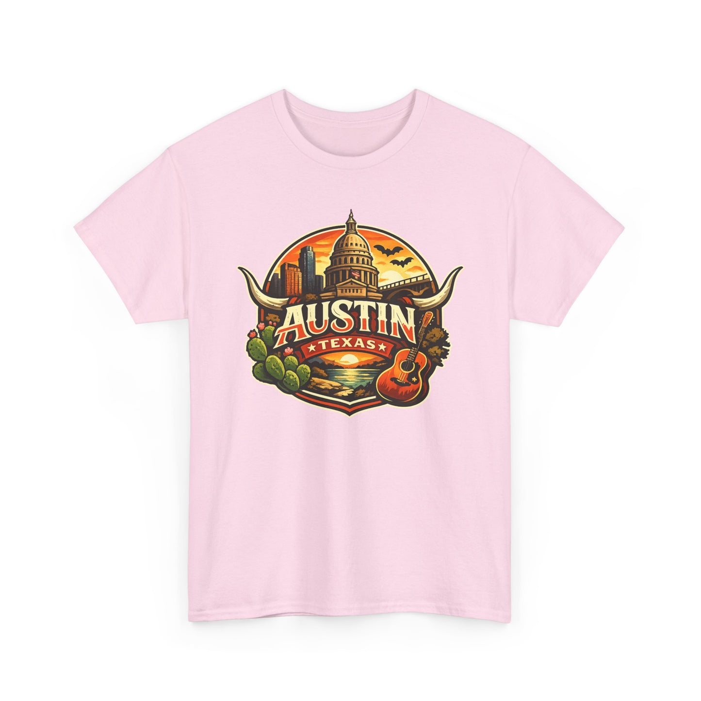 Austin Texas Vintage Travel T-Shirt