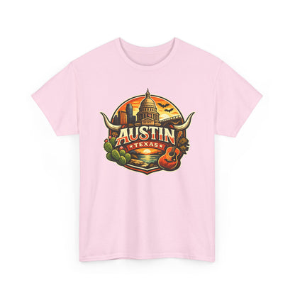 Austin Texas Vintage Travel T-Shirt