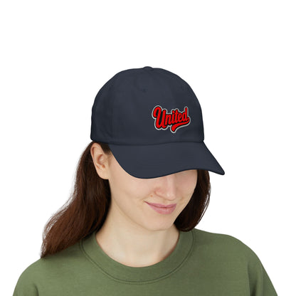 United Script Dad Cap
