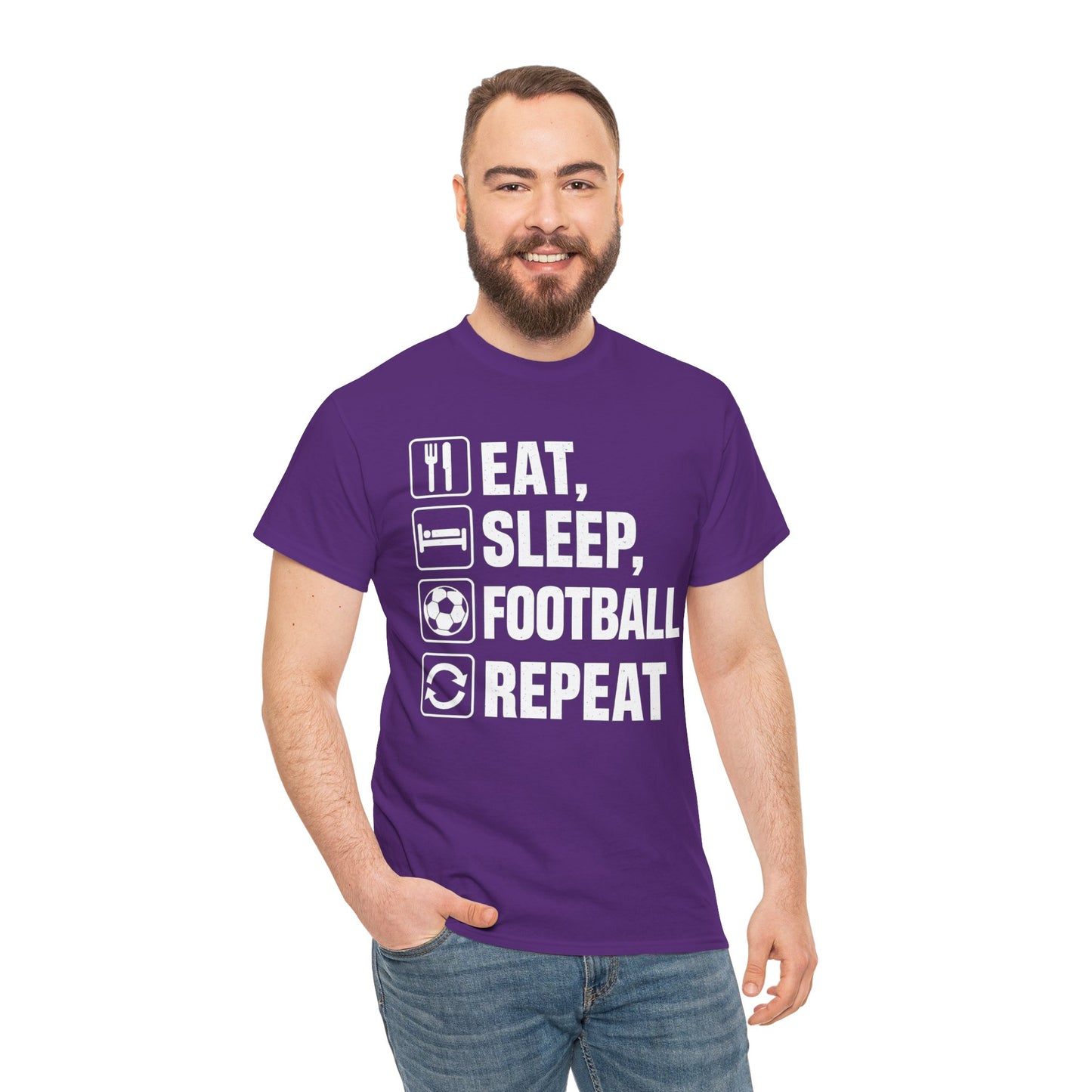 Football Eat Sleep Repeat T-Shirt