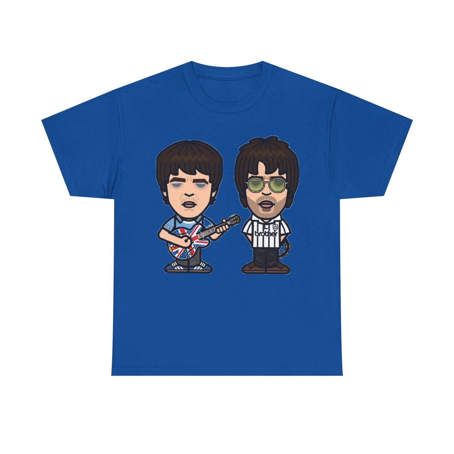 Oasis Noel & Liam Cartoon Rock Duo T-Shirt