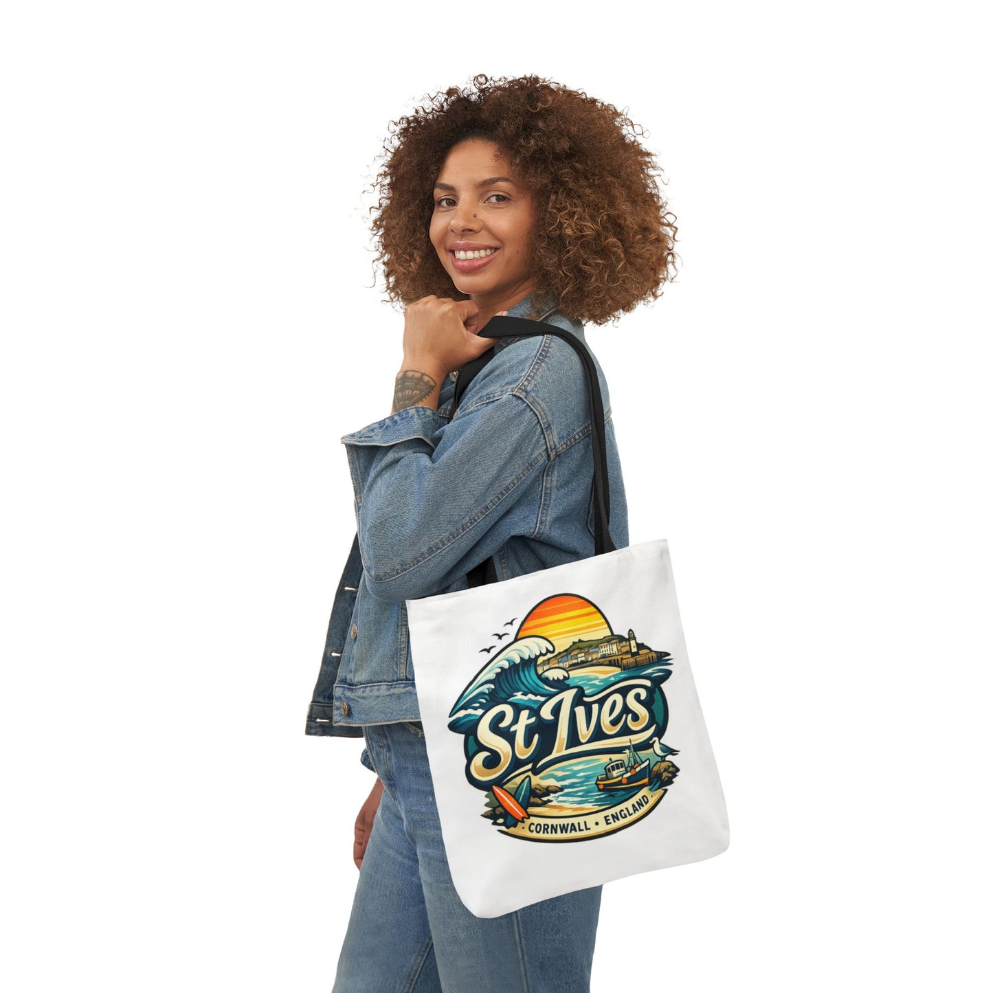 St Ives Cornwall Sunset Tote Bag