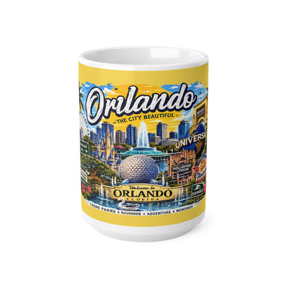 Orlando Souvenir Coffee Mug — ‘Orlando The City Beautiful’ 11oz & 15oz Ceramic