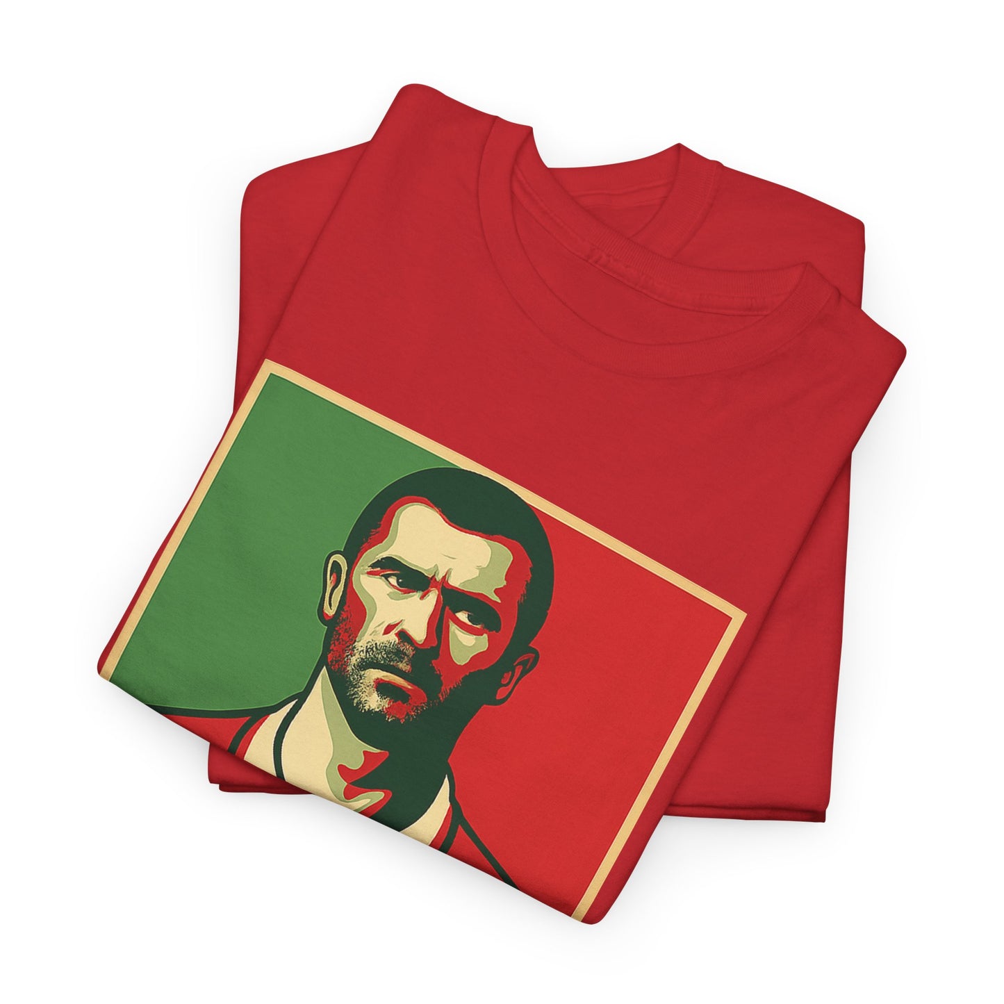 Keane Football Poster Tee — Retro Soccer Jersey Graphic T-Shirt