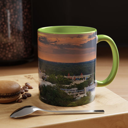 Disney Magic Kingdom Castle Sunset Coffee Mug (Accent, 11/15oz)