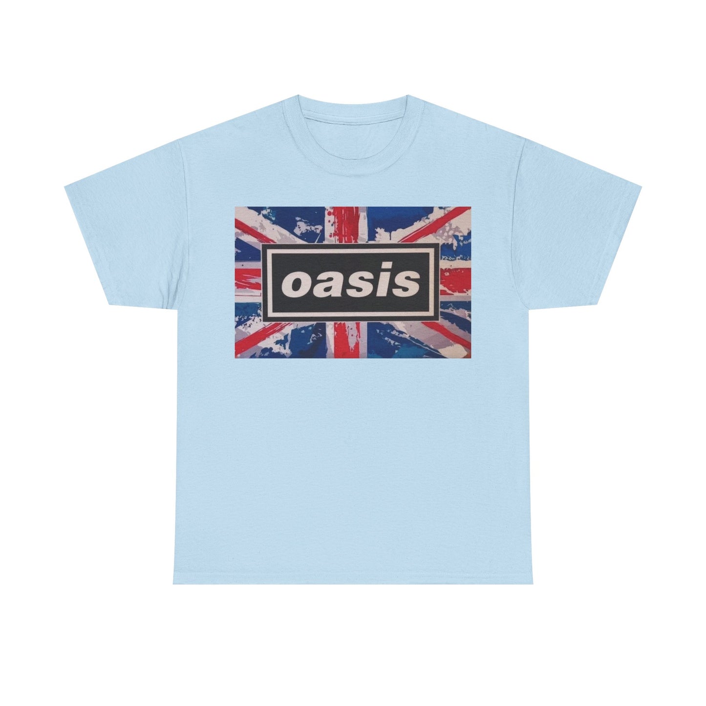 Oasis Union Jack Tee – Vintage British Band Logo T-Shirt