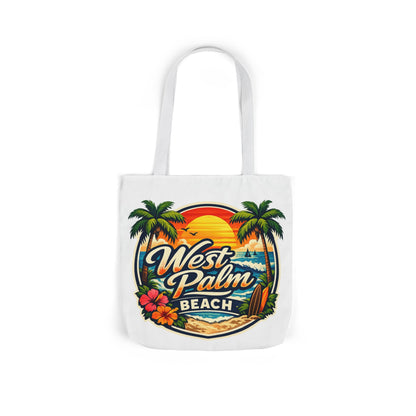 West Palm Beach Vintage Sunset Tote