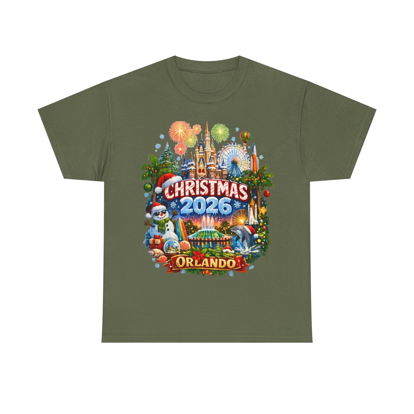 Christmas 2026 Orlando T-Shirt — Holiday Theme Park Souvenir Tee