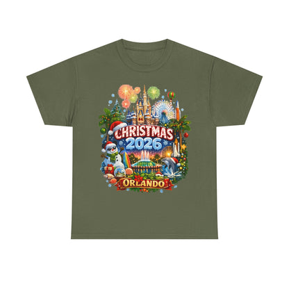 Christmas 2026 Orlando T-Shirt — Holiday Theme Park Souvenir Tee