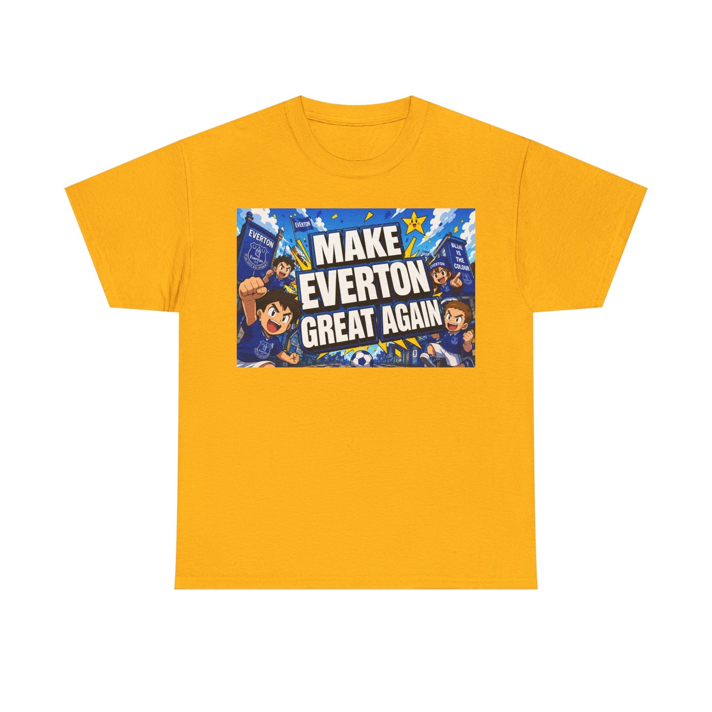 Everton Fan T-Shirt — "Make Everton Great Again" Football Supporter Tee