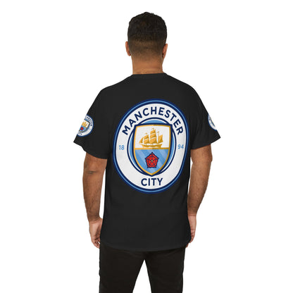 Manchester City Crest T-Shirt — Football Club Logo Tee