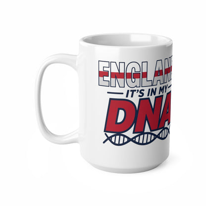 England It's In My DNA Ceramic Coffee Mug — 11oz & 15oz