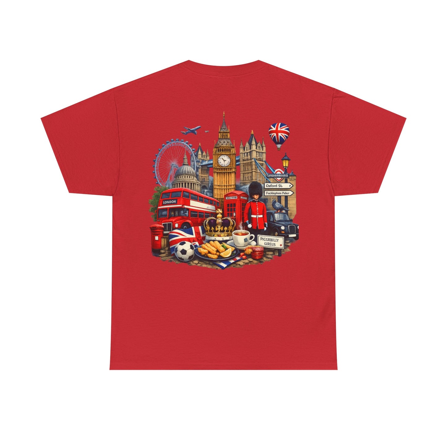 London Landmarks T‑Shirt — British Icons Collage Tee