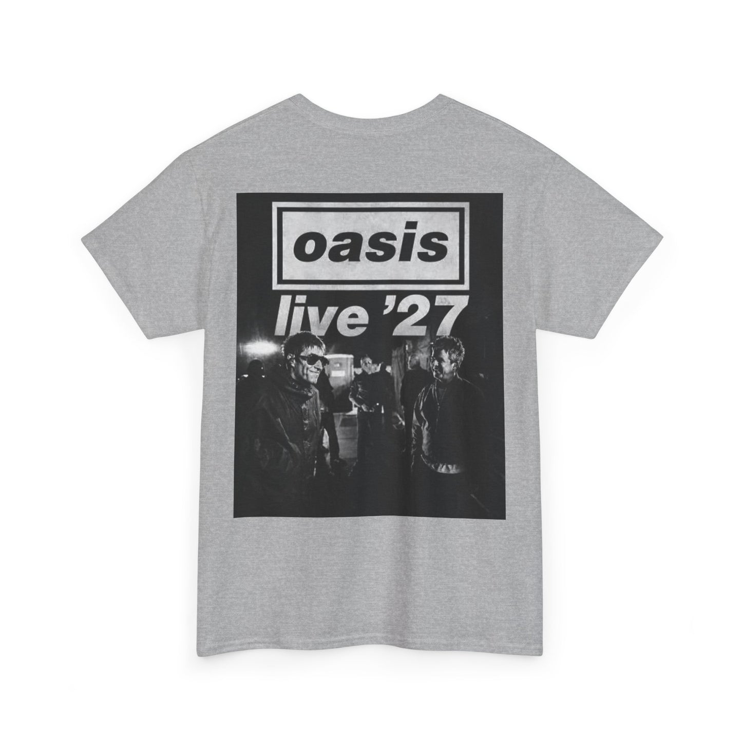 Oasis 'Live '27' Band Tee — Vintage Rock Concert T-Shirt