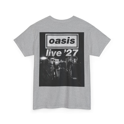 Oasis 'Live '27' Band Tee — Vintage Rock Concert T-Shirt