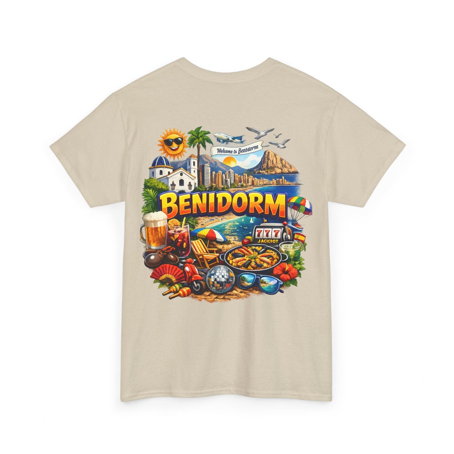 Benidorm Souvenir T‑Shirt — Spain Beach Holiday Graphic Tee