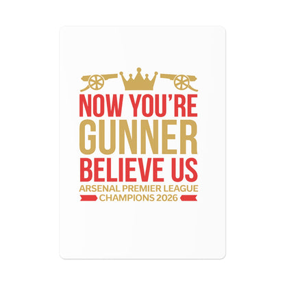 Arsenal Champions Playing / Poker Cards