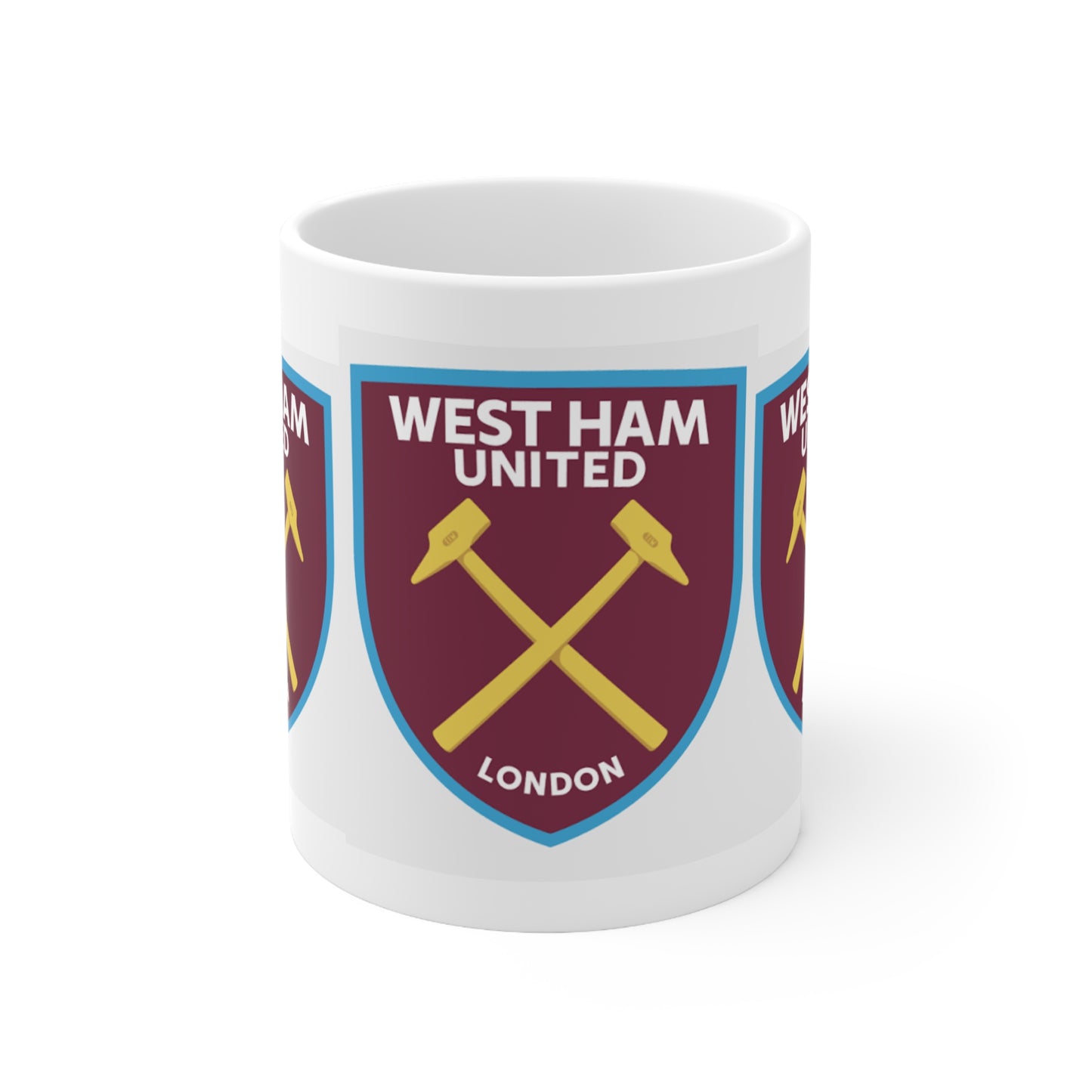 West Ham United Football Mug — Ceramic Coffee Cup (11oz & 15oz)