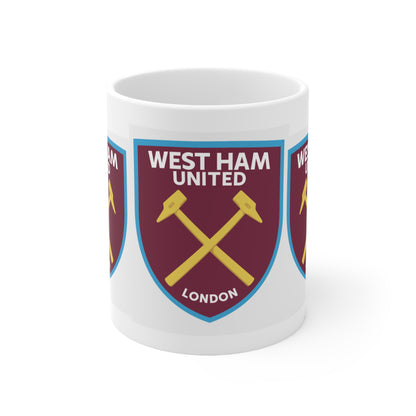 West Ham United Football Mug — Ceramic Coffee Cup (11oz & 15oz)