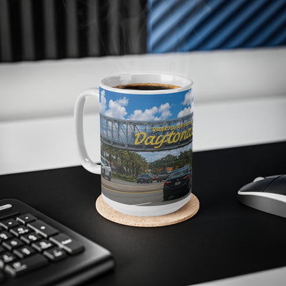 Daytona Beach Scenic Photo Mug — Ceramic Coffee Cup (11oz & 15oz)