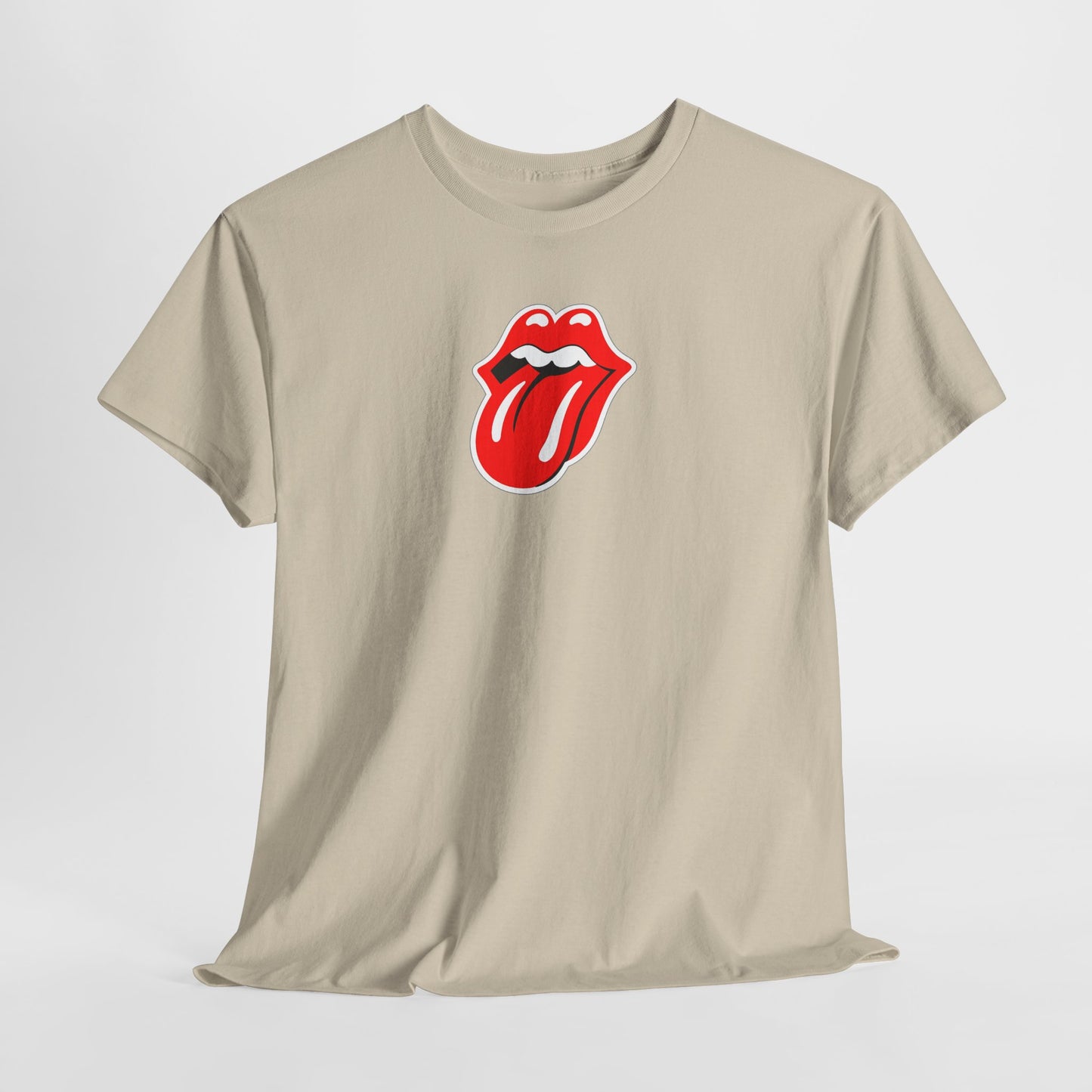 Rock Retro Red Tongue and Lips Graphic Tee