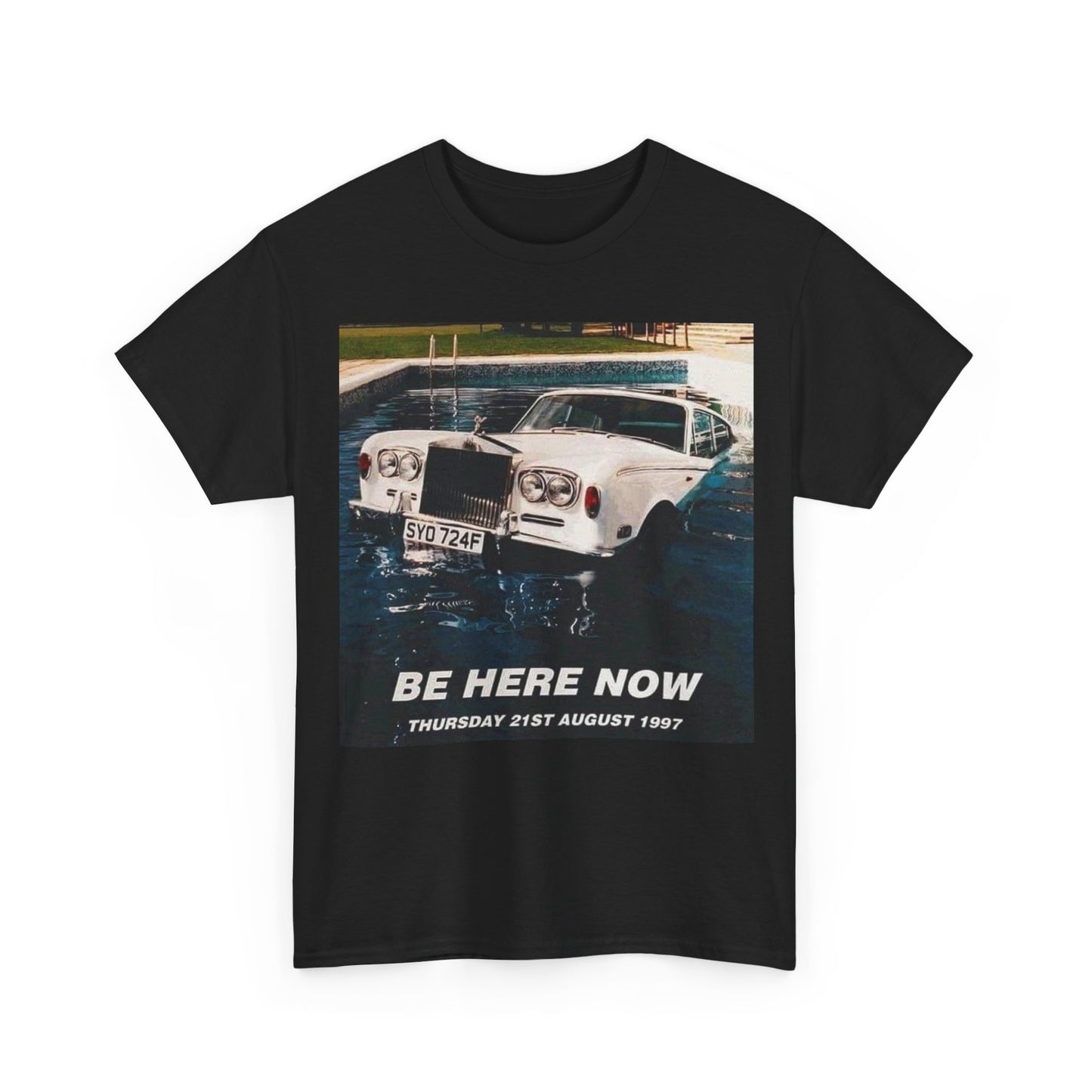 Oasis Be Here Now Vintage Graphic Tee — Retro Aesthetic T‑Shirt (Thursday 21st August 1997)