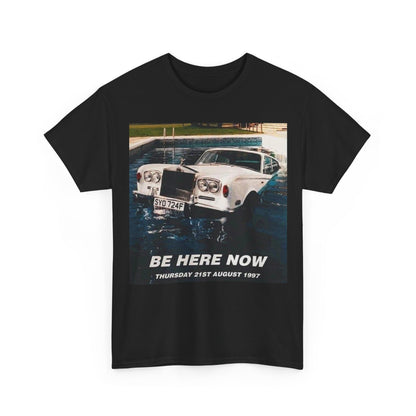 Oasis Be Here Now Vintage Graphic Tee — Retro Aesthetic T‑Shirt (Thursday 21st August 1997)