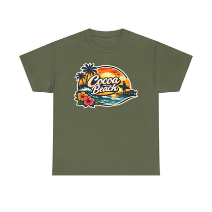 Cocoa Beach Vintage Sunset T-Shirt