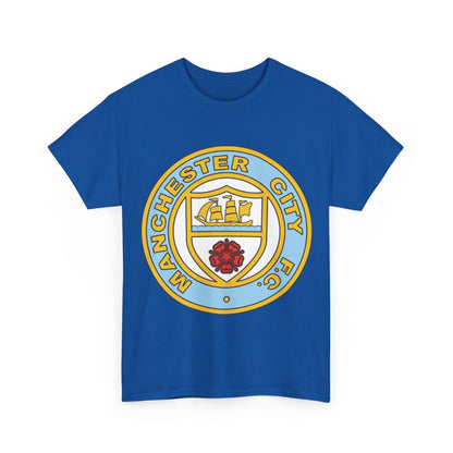 Manchester City FC Retro Crest T-Shirt – Retro Football Fan Tee