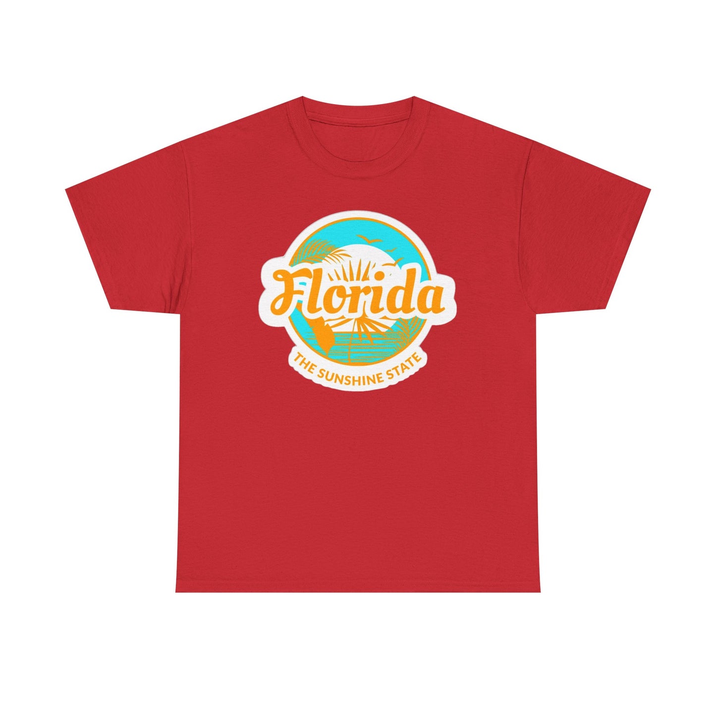 Florida Sunshine State T‑Shirt – Retro Beach Logo Tee
