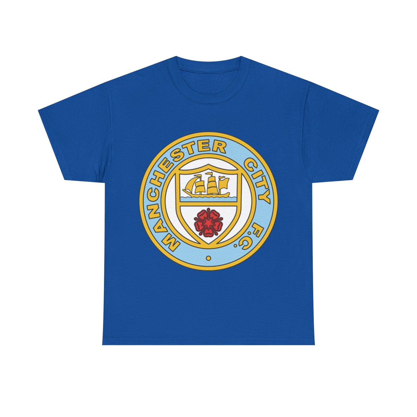 Manchester City FC Retro Crest T-Shirt – Retro Football Fan Tee