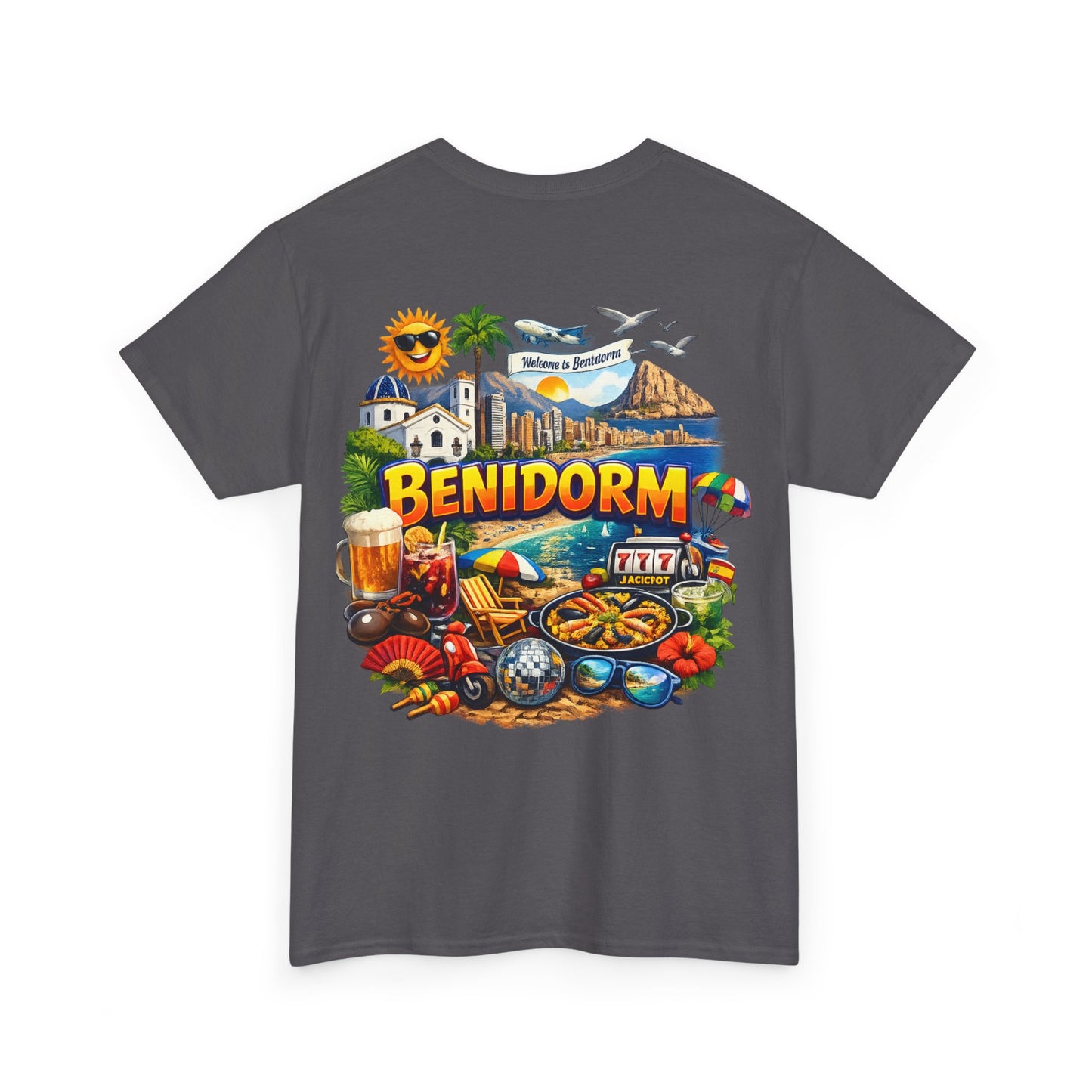 Benidorm Souvenir T‑Shirt — Spain Beach Holiday Graphic Tee
