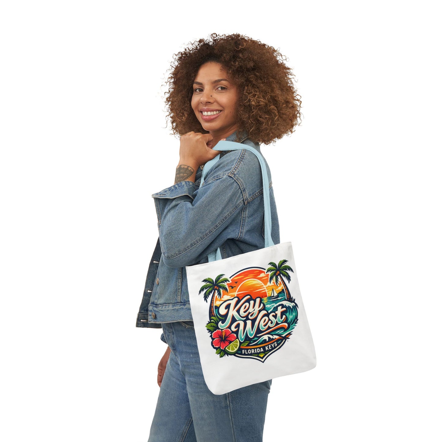 Key West Sunset Canvas Tote