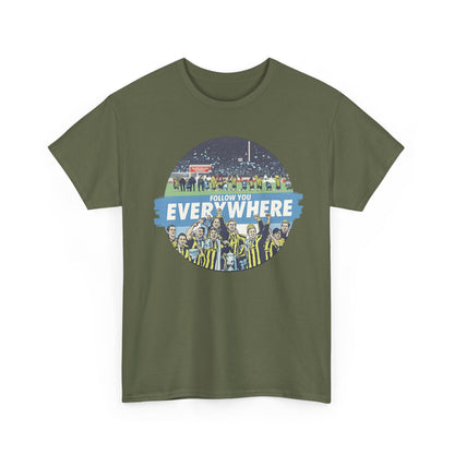 Manchester City T-Shirt — Follow Me Everywhere Soccer Fan Design