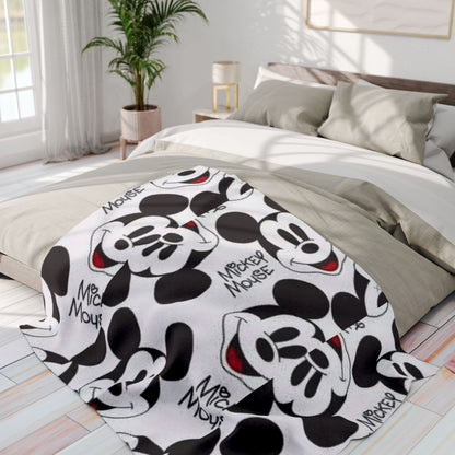 Mickey Mouse Fleece Blanket — Soft Disney Character Throw